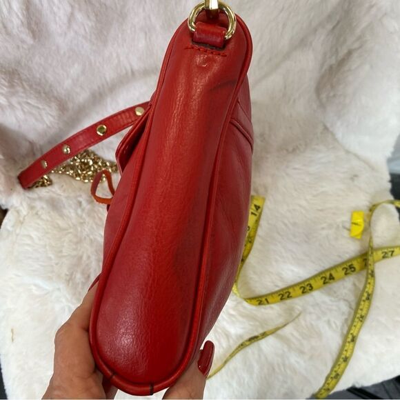 Rebecca Minkoff full size MAC red pebbled leather crossbody bag - Picture 13 of 16